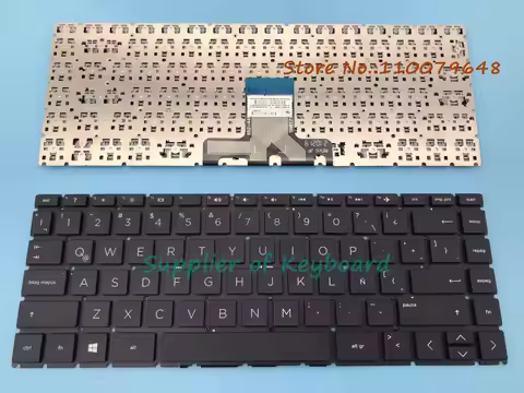 NEW For HP 14-ck0052cl 14s-dq1000 14s-dq0000 Latin Spanish Keyboard Black