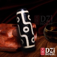 Nine Eyed Dzi Bead 九眼天珠 (CT6160) 【Dzi House 天珠奇家】 Antique Blessing Wealth Luck Of Old Tibetan Kingdo