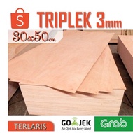 3mm PLYWOOD 30x50 cm. CONTENTS 2 SHEETS OF 3mm PLYWOOD 30x50 cm