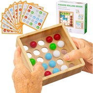 Dementia Activities for Seniors — Alzheimer’s Cognitive Bead Puzzle, Memory Game with 20 Challenge C