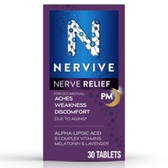 Nervive Nerve Relief PM, with Alpha Lipoic Acid, to help Reduce Nerve Aches, Weakness, & Discomfort 