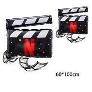 Movie Netflix Camera Modeling Aluminum Film Balloon Movie Theme Party Decorative Balloon