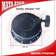 178F recoil starter KM 178FA starter hood/