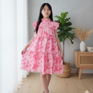 Children's Dolly Dress Layered Pleated Dress/ Girls' Dress/