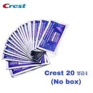 ของแท้ จากอเมริกา🔥แผ่นฟอกฟัน แผ่นแปะฟัน ของแท้100%แผ่นฟอกฟันขาวCrest 3D White Strips Luxe [1 ซอง] แค