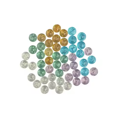 Pat Machine Beads Marble Run Marble Games Bouncing Glass Marbles Small Marbles Luminous Glass Ball P