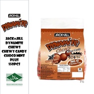 JACKnJILL Dynamite Chews Chewy Candy (150pcs)- Choco Mint Plus