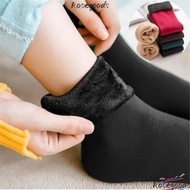 ROSE Seamless Winter Warmer Snow Boots Thermal Wool Cashmere Snow Socks