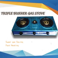 Gas Stove Stainless steel material Built in burner gas stove Double burner gas stove Durable Silver Apply to Liquefied gas