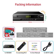 Hd6800 Dvb T2 Dvb-c Hevc 265 Digital Dvb-t2 Tuner Youtube Decoder Tv Hd Tv Top Set Box Terrestrial Receiver Epg H.265