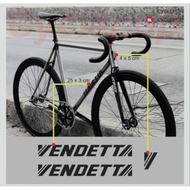 Stiker Sepeda Fixie Vendetta Cutting Sticker Sepeda Fixie