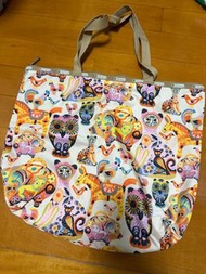 LeSportsac 彩色動物圖案手提袋