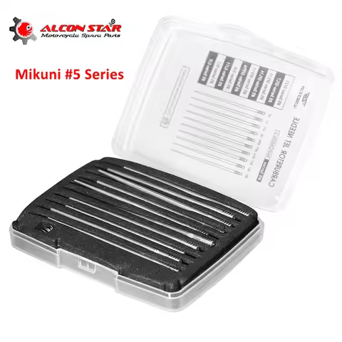 Alconstar Mikuni #5 Series Needles for Mikuni TM24 TM28 TM32 TM34 VM24 VM26 VM28 Carbs