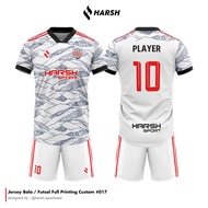 JERSEY BAJU FUTSAL / SEPAKBOLA TERBARU FULL PRINTING FREE NAMA DAN