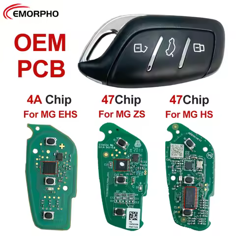4A 47 Chip Original PCB Remote Car key For MG MG6 MG5 MG4 ZS EV HS EHS ZX GT Roewe RX3 RX8 ERX5 RX5 