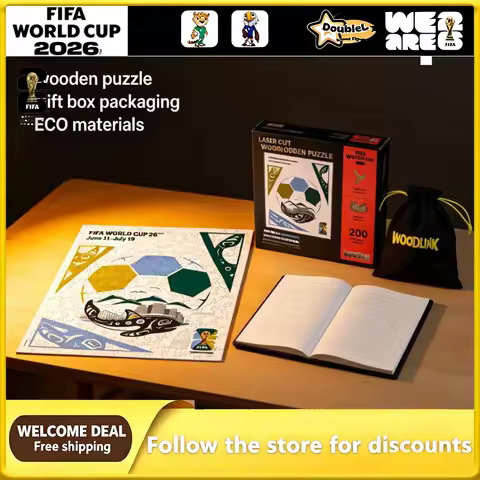 FIFA Officially Licensed Wooden World Cup Host City Vancouver Killer Whale Theme Jigsaw Puzzle Footb
