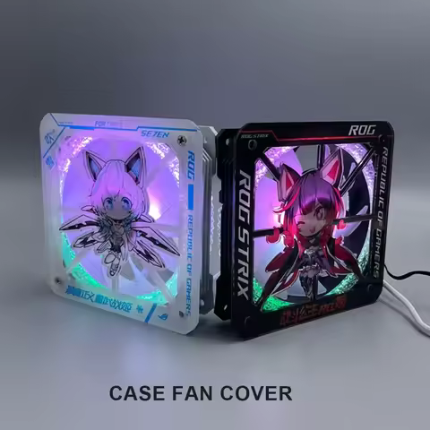 Computer Case Fan Cover Casing 12cm Personalized Decoration PC Cooling Protective Housing Dustproof