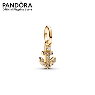 Pandora Anchor 14k gold-plated mini dangle