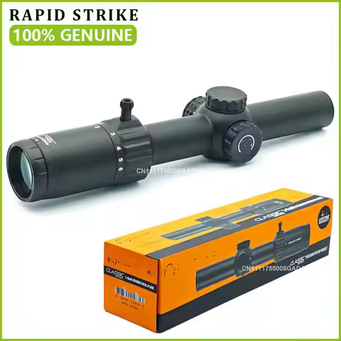 【GENUINE】Classic Series 1-6×24 SFP Rifle Scope Second Focal Plane Optic Scope Red Illuminated Duplex