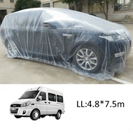Cover Mobil Transparan  Penutup Body Plastik Universal Waterproof Car Sarung Selimut Bening