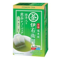 伊右衛門 - 宇治之露 - 煎茶茶包 (抹茶入) 2g x 20袋入 平行進口(4901046661018) 不同包裝隨機發