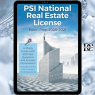 Book / Buku :  PSI National Real Estate License Exam Prep 2020-2021: A Study Guide with 550 Test Que