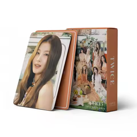 In Stock Girl Group 55pcs TWICE New Album Lomocard MOMO SANA Fans Collection Card Postcard Photo Car