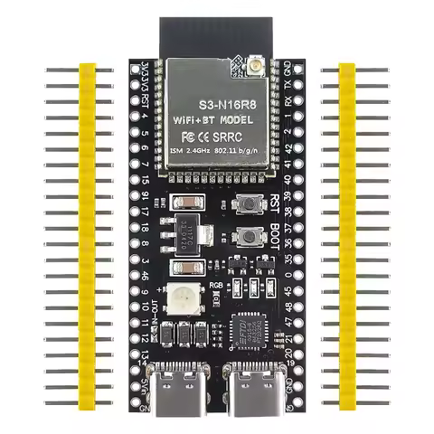 NEW ESP32 S3 Development Board with Extend 2.4G Wifi BT Module MCU ESP32-S3 N16R8 for AI IOT DIY 44P