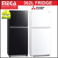 MITSUBISHI MR-FX47EN 362L 2-DOOR FRIDGE (3 TICKS)