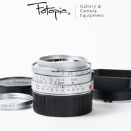 || Leica Summicron-M 35mm F2 - Silver / v4 / 7 Elements with hood & UVa ||
