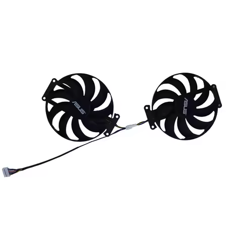 2Pcs/Set Graphics Card Fan,T129215SU,For ASUS RTX 2070 8GB DUAL EVO V2,For ASUS GTX 1660 Ti 6GB DUAL