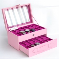 Baby Pink Watch Box Organizer 24-Pack Watch Box/