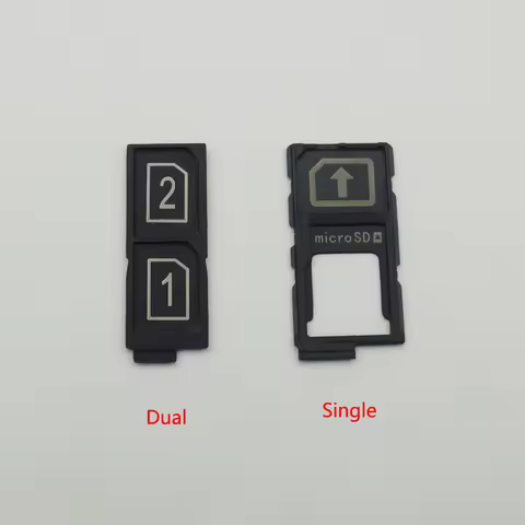 Single Dual SIM Card Tray Slot Holder Case Housing Cover For Sony Xperia Z5 E6603 E6633 E6653 E6683