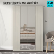 Synergy House Donna 4 Door Wardrobe (5.9ft)