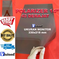 Polarizer Monitor 14 Inch 45 Derajat