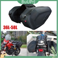 Motorcycle Oxford Cloth Waterproof Rear Back Seat Bag 36L-58L Travel Bag Saddle Bag Side Helmet Bag 