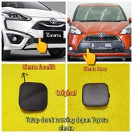 Towing cover touwing towing Front bumper Toyota sienta