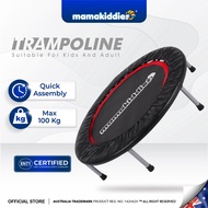 Mamakiddies 36,40,48,50-inc Foldable Trampoline for Kids Adult Exercise Max Capacity 100KG