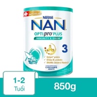 (HSD T12-2026) Sữa Bột Nestle NAN OPTIPRO PLUS 5HMO 3 – Hộp 800g.