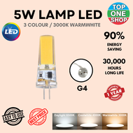 G4 G9 5W 1.5W 9W G4 G9 COB CORN LED 3000K Warmwhite / 3 Color DL WW CW LED Bulb
