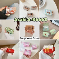 READY STOCKFor Asaki A-K6663 Case Cute Cartoon Textile Crafts Earphone Case Casing Cover