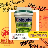 Stock Clearence - Colourland Stain-Less (5L only) Easywash/ satin glo/ interior paint/ easyclean/ matte/ wipeable