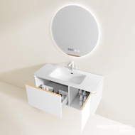 Wholesale Keliai Whole Washbin Bathroom Cabinet Combination Artificial Qimeishi Washstand Washbasin Drop-in Sink Mirror