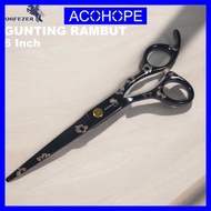 Afope Straight Hair Scissors Buffing Stainless Steel 4Cr13 - CL-6