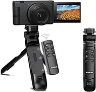 Wireless Camera Remote Control Shooting Grip Tripod - Shutter Release for Sony ZV-1, ZV-E10, A7 III,