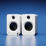 Kanto REN 立體聲書架藍牙音響-白色款