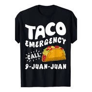 KATUN Cute Emergency Call 9-Juan Taco T-Shirt Men's Women's Unisex Cotton Gift