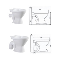 WC Pedestal -s trap & p trap