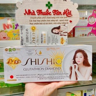 Viên uống SHISHIO Collagen Nano Glutathione 600mg giúp làm đẹp da giảm nám sạm tàn nhang hộp 45 viê