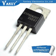 10ชิ้น IXTP60N20T TO220 IXTP 60N20T ไปยัง-220 60N20 N-Channel 200V/60A MOSFET ทรานซิสเตอร์ใหม่แบบดั้